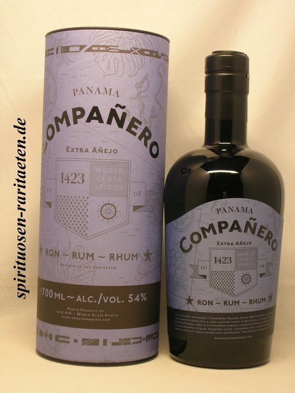 Companero Extra Anejo Panama Rum 0,7 L. 54% 1423