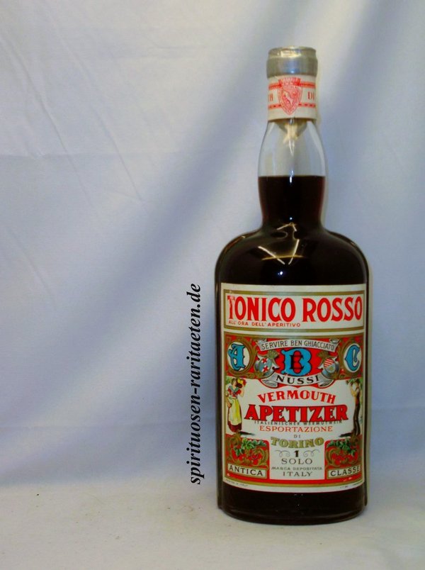 Tonico Rosso Nussi Vermouth Apetizer Torino Italien DM 3,80 ca. 1950 - 1960 Wermut