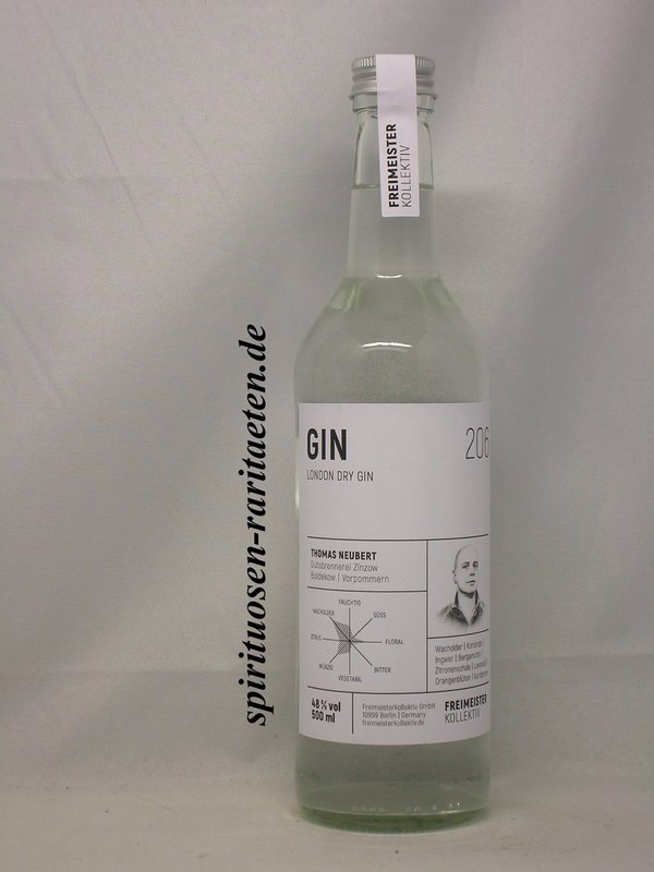Freimeister Kollektiv 206 Gin 0,5 L. 48%