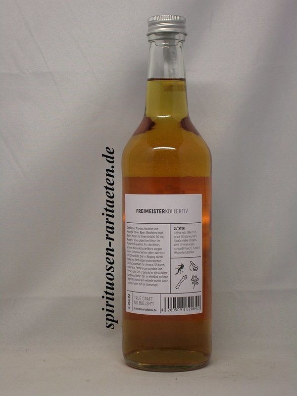 Freimeister Kollektiv 212 Amaro 0,5 L. 28% Kräuterlikör