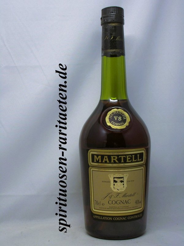 Martell V.S. ältere Abfüllung um 1980 Cognac VS 0,7 L. 40%