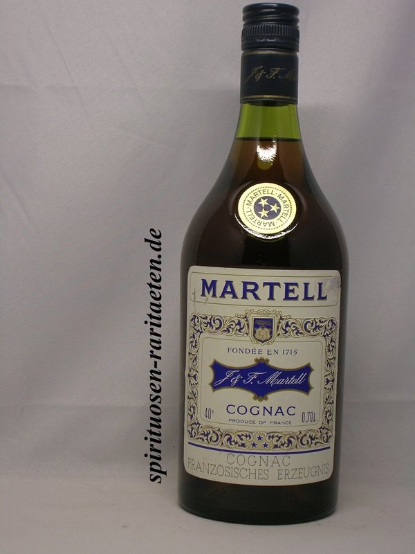 Martell 3 Stern Cognac um 1970 - 1980