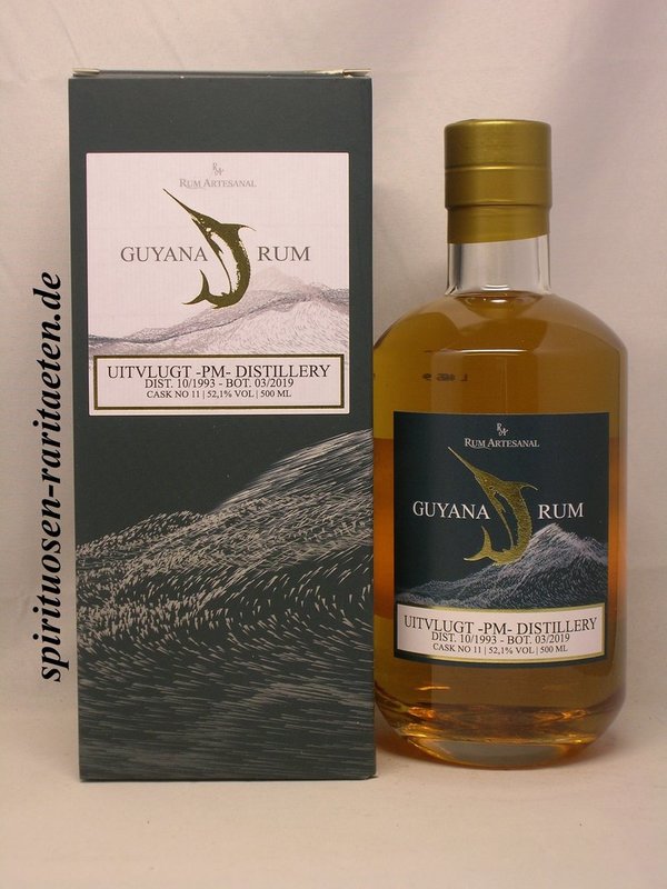 Rum Artesanal Guyana Uitvlugt PM 1993 RA Single Cask 52,1%