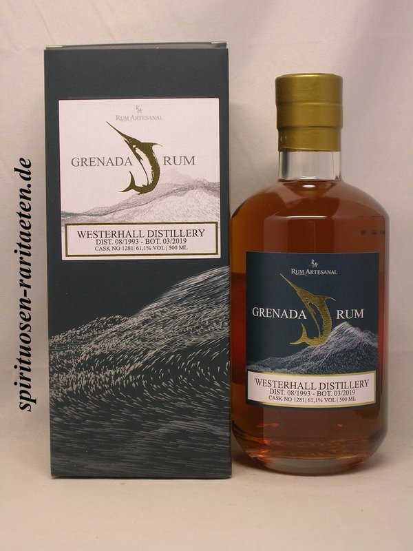 Rum Artesanal Grenada Westerhall 1993 RA Single Cask 61,1%