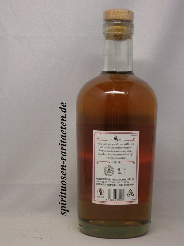 Don Q Oak Barrel Spiced Rum Puerto Rico 45%