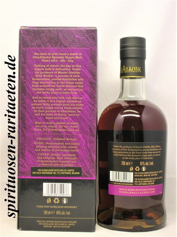 The GlenAllachie 12 Y. Speyside Single Malt Scotch Whisky 0,7 L. 46%