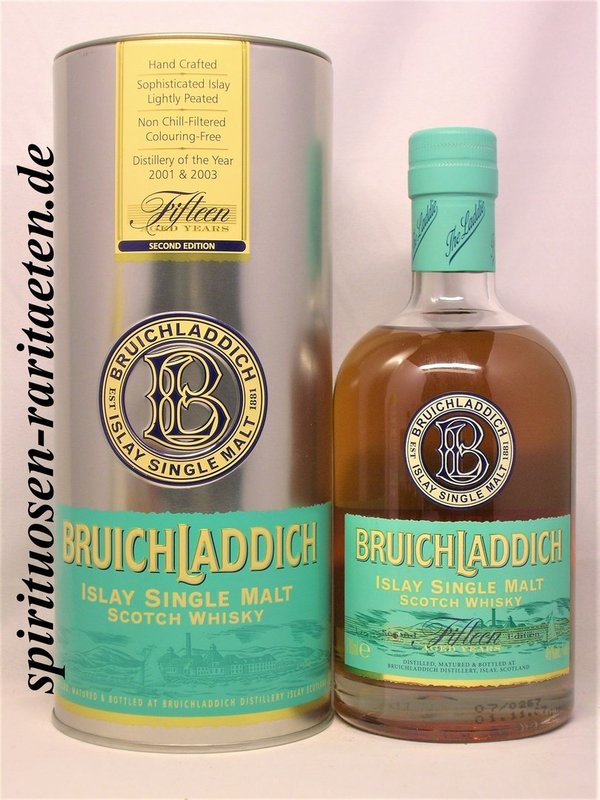Bruichladdich Fifteen 15Y. Second Edition Islay Single Malt Scotch Whisky