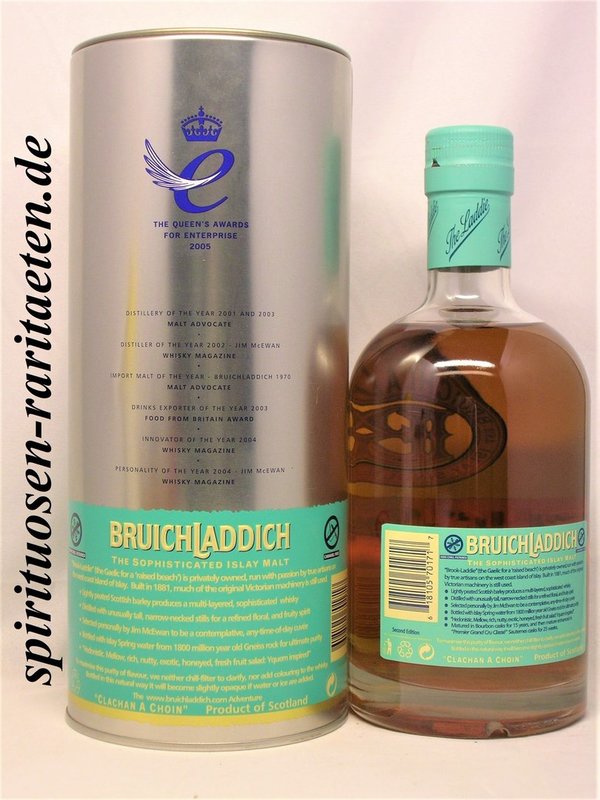 Bruichladdich Fifteen 15Y. Second Edition Islay Single Malt Scotch Whisky