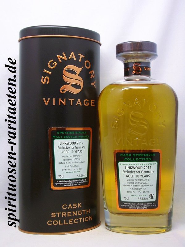 Signatory Linkwood 10 Y. 2012 Cask Strength Speyside Single Malt Scotch Whisky