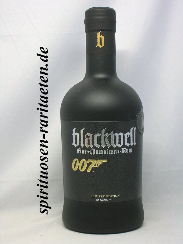 007 Blackwell Fine Jamaican Rum Limited Edition 0,7 L. 40% No Time To Die