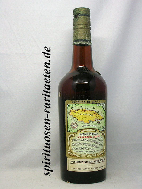 Captain Morgan Black Label 0,7 L. 73% Jamaica Rum mit Korken