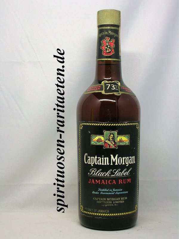 Captain Morgan Black Label 0,7 L. 73% Jamaica Rum Schneider Import