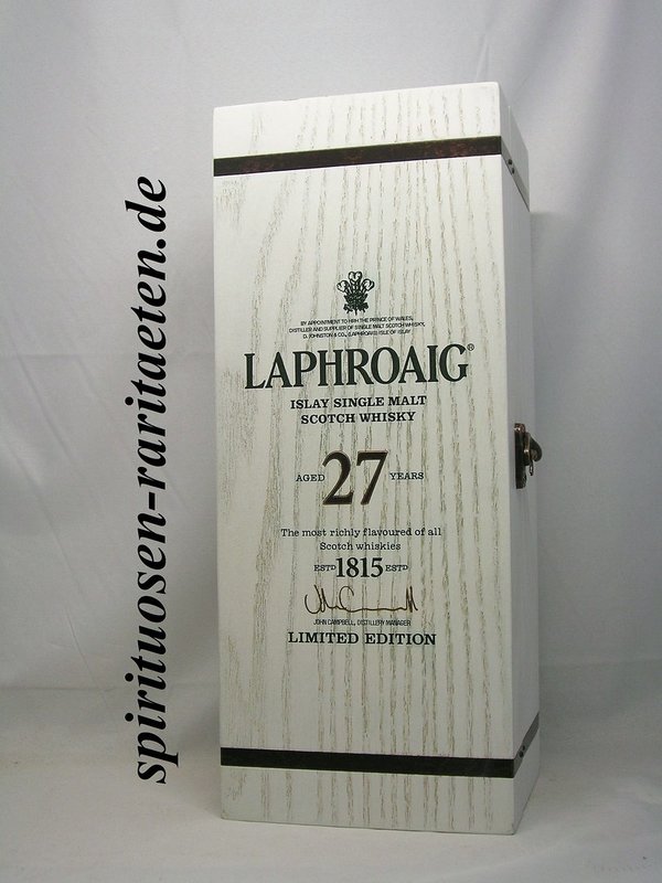 Laphroaig 27 Y. Limited Edition 2017 0,7 L. 41,7% Islay Whisky