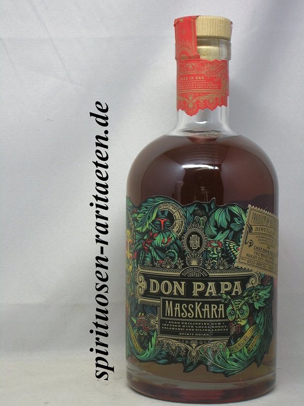 Don Papa Masskara 0,7 L. 40% Spirit Drink Spirituose auf Rum Basis
