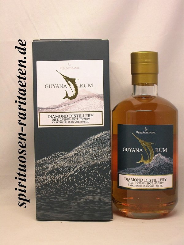 Rum Artesanal Guyana Diamond 1998 Single Cask 52%