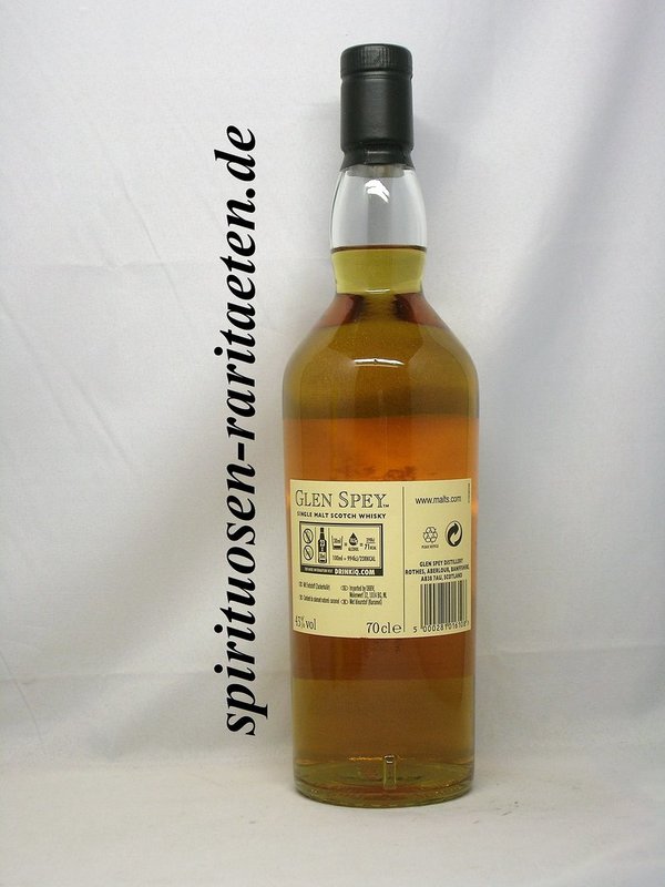 Glen Spey 12 Y. Single Speyside Malt Scotch Whisky 0,7 L. 43% Flora & Fauna
