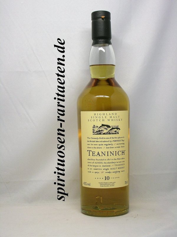 Teaninich 10 Y. Single Highland Malt Scotch Whisky 0,7 L. 43% Flora & Fauna