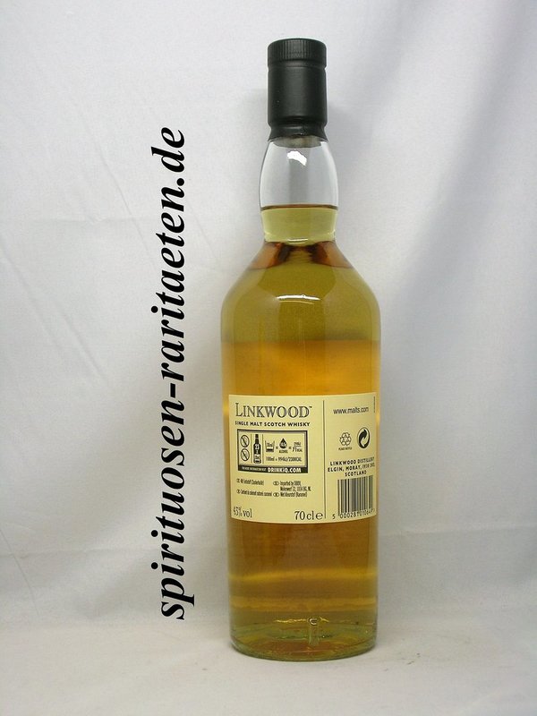 Linkwood 12 Y. Single Speyside Malt Scotch Whisky 0,7 L. 43% Flora & Fauna