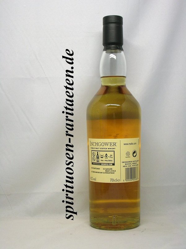 Inchgower 14 Y. Single Speyside Malt Scotch Whisky 0,7 L. 43% Flora & Fauna