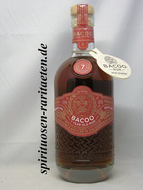 Bacoo 7Y. Rum Domenican Republic 0,7 L. 40%
