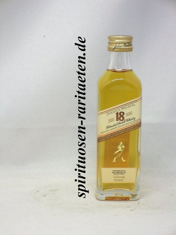 Johnnie Walker Ultimate18 Y. Blended Scotch Whisky 5 cl. 40% Mini