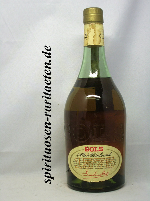 Bols Alter Weinbrand 1575 ohne Inh. u. Prozent Angabe 60er Jahre