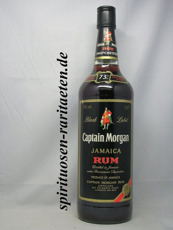 Captain Morgan Black Label 1,0 L. 73% Jamaica Rum