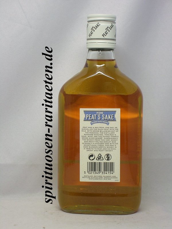 For Peats Sake Blended Scotch Whisky 0,35 L. 40% Smoky and Peaty