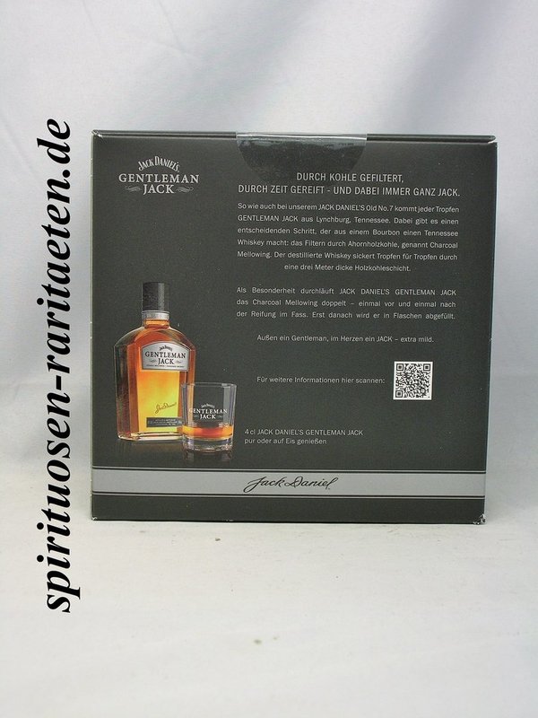 Jack Daniel`s Gentleman Jack Tennessee Whiskey 0,2 L. 40% mit Glas
