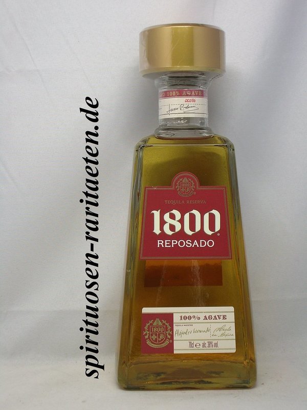 Cuervo 1800 Reposado 100% Agave 0,7 L. 38,0% Tequila Reserva