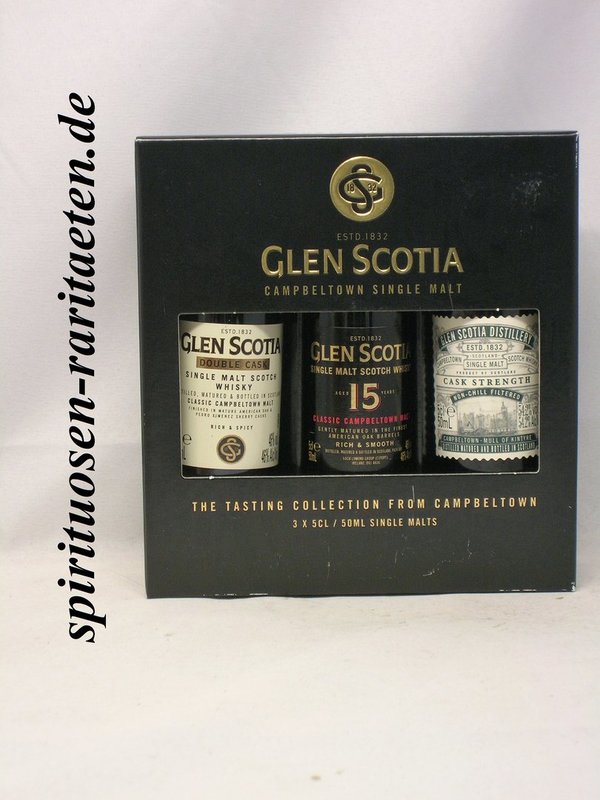 Glen Scotia Tripack Miniaturen Campbeltown Single Malt Whisky