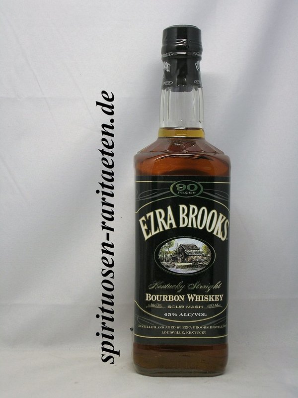 Ezra Brooks Kentucky Straight Bourbon Whiskey Sour Mash 90 Proof
