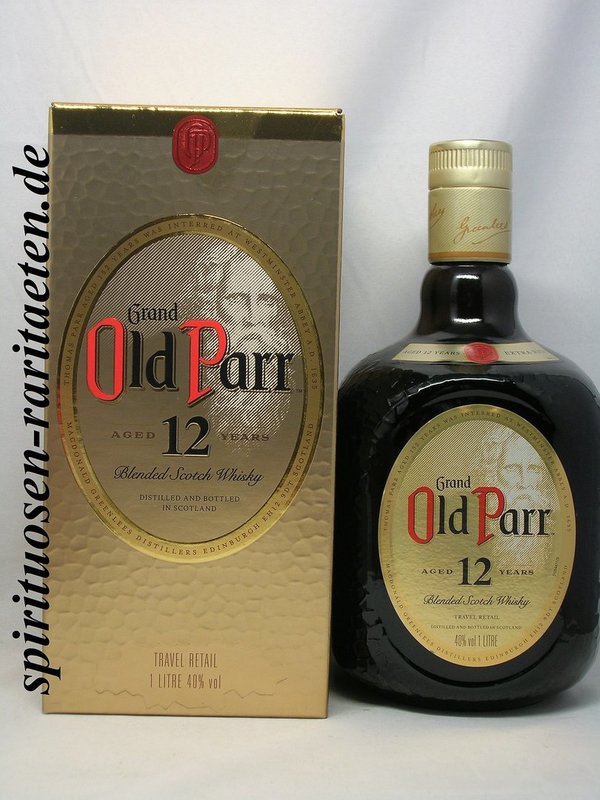 Grand Old Parr Aged 12 Years Blended Scotch Whisky 1,0 L. 40%