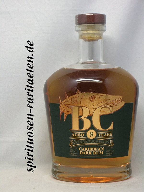 BC Barracuda Cay 8 Y. Caribbean Dark Rum Panama 0,7 L. 40%