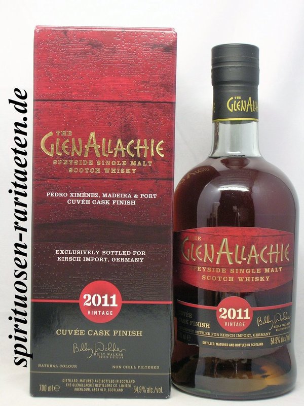 The GlenAllachie 2011 Vintage Speyside Single Malt Scotch Whisky 0,7 L. 54,9%