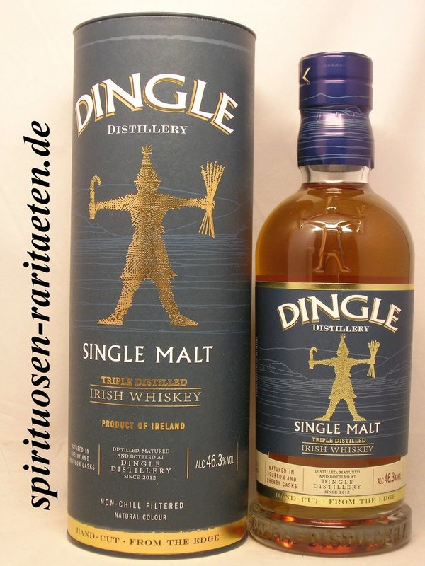 Dingle Irish Single Malt Whiskey Tripple Distilled 0,7 L. 46,3%