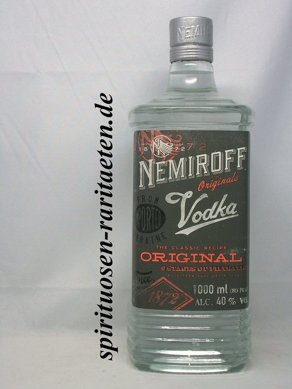 Nemiroff Originals Vodka Ukraine The Classic Recipe 1,0 L. 40%