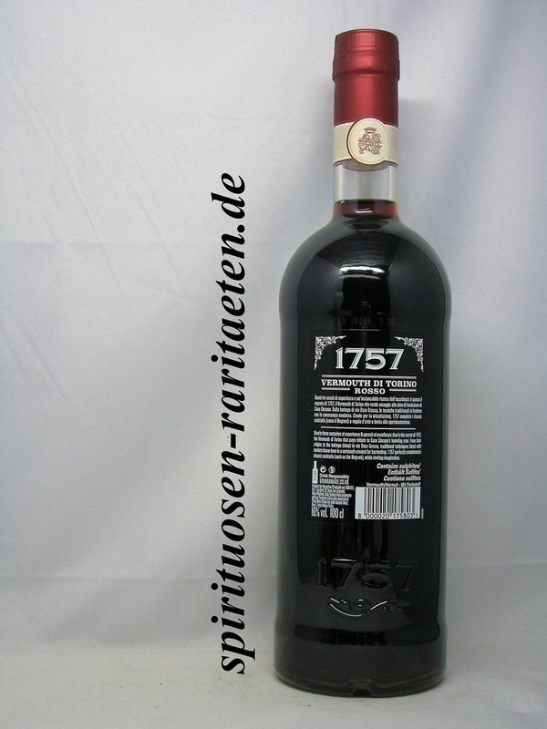 1757 Vermouth di Turino Rosso 1,0 L. 16% Cincano Casa Fondata Wermut