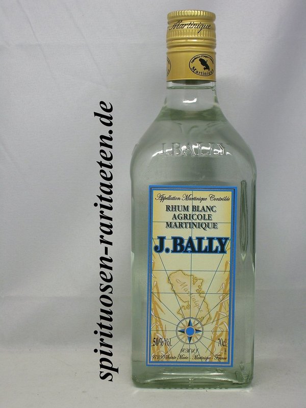 J. Bally Rhum Blanc Agricole Martinique 0,7 L. 50%