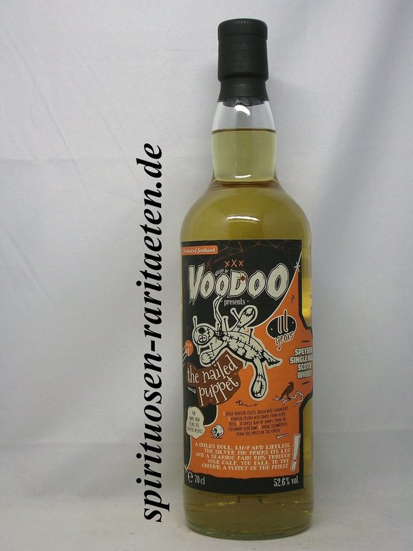 Whisky of Voodoo: The Nailed Puppet 11 Y. Speyside Single Malt 0,7 L. 52,6%