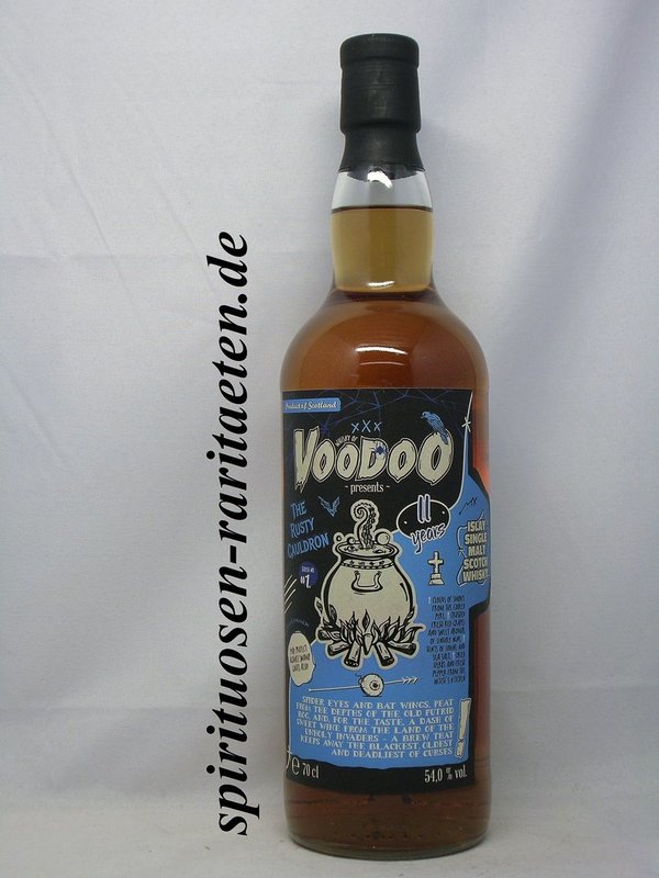 Whisky of Voodoo: The Rusty Cauldron 11 Y. Islay Single Malt 0,7 L. 54%
