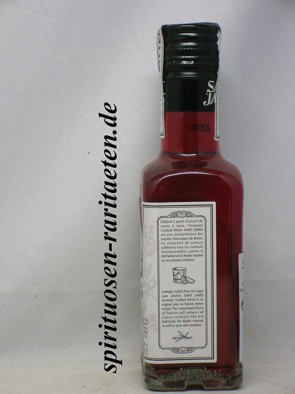 Saint James Aromatic Coctail Bitters 0,2 L. 44,5%