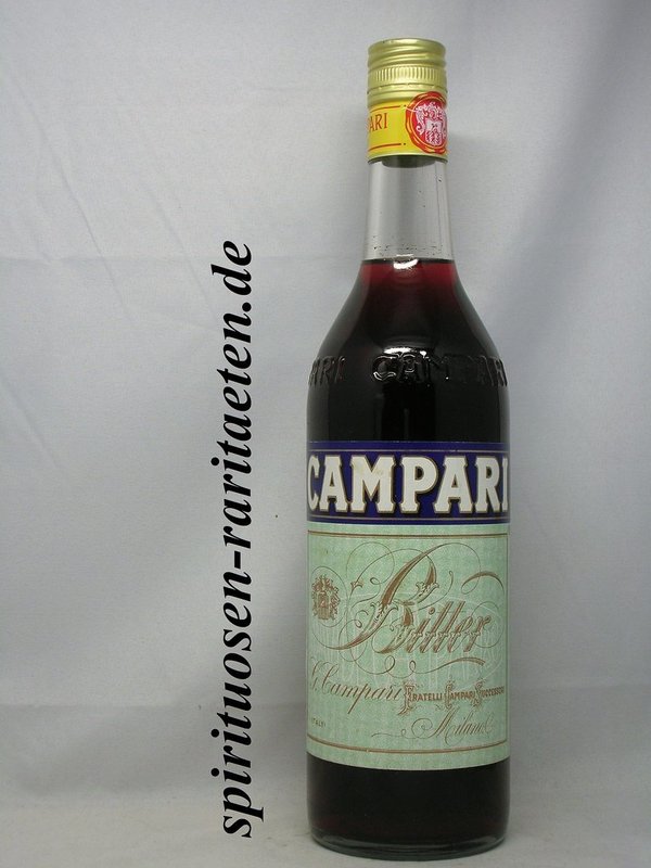 Campari Bitter 25% Milano 0,7 L. 90er Jahre Kräuterlikör