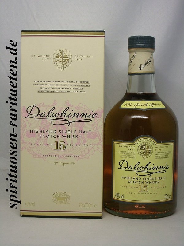 Dalwhinnie 15 Y. Highland Single Malt Scotch Whisky 0,7 L. 43%