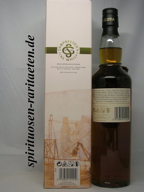 Glen Scotia Double Cask Classic Campbeltown Single Malt Whisky 0,7 L. 46%