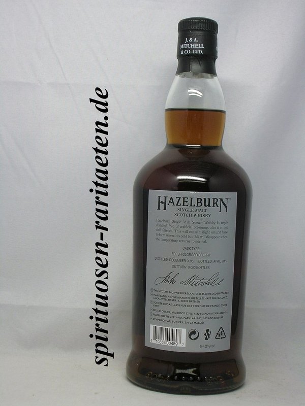 Hazelburn 15 Years Oloroso Cask Campbeltown Single Malt Scotch Whisky