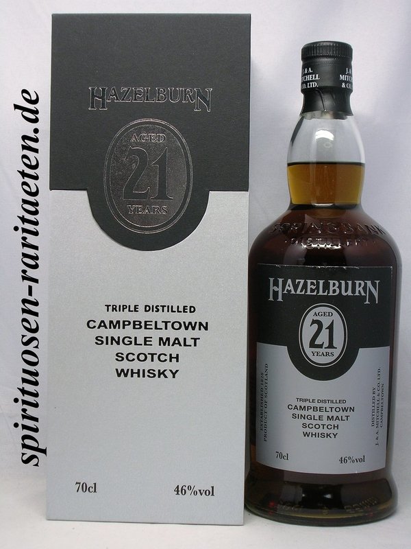 Hazelburn 21 Years Campbeltown Single Malt Scotch Whisky 0,7 L. 46%