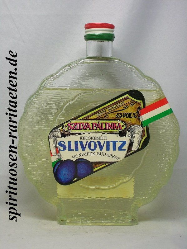 Kecskemeti Slivovitz Szilva Palinka Sljivovica  0,7 L. 43% Origin Hungarian