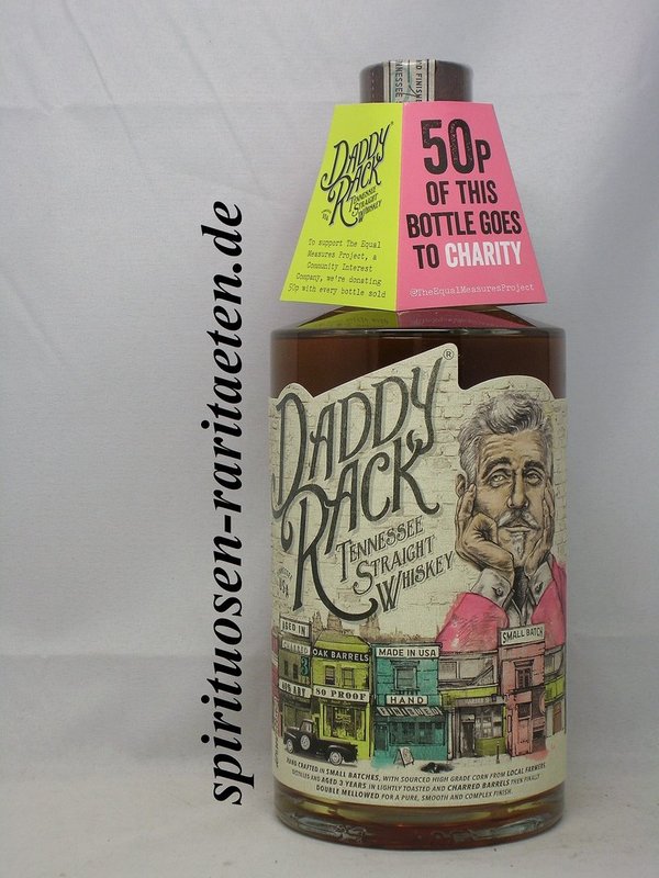 Daddy Rack Tennessee Sour Mash Straight Whiskey Small Batch 0,7 L. 40%