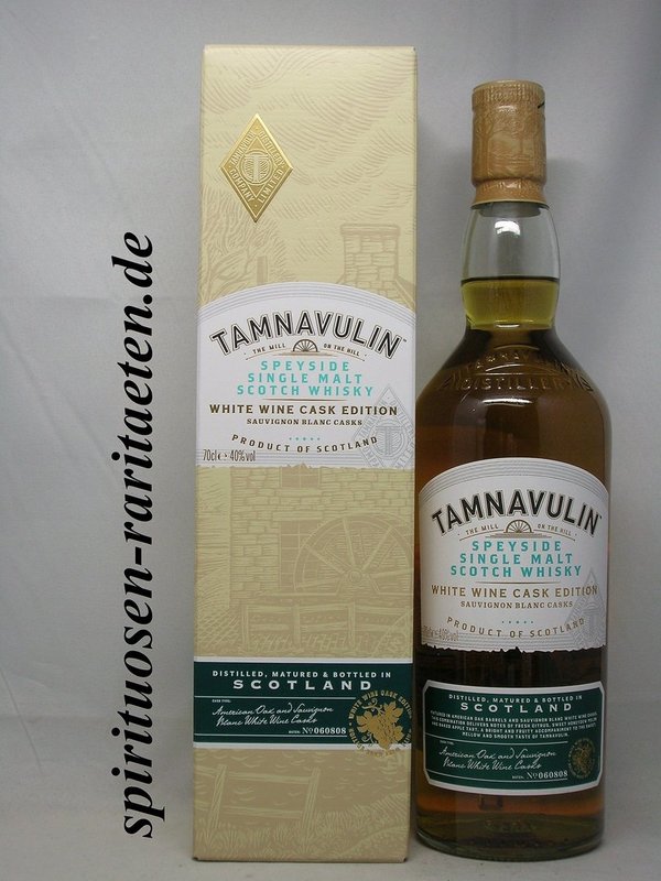 Tamnavulin White Wine Cask Edition Speyside Single Malt Whisky 0,7 L. 40% Sauvignon